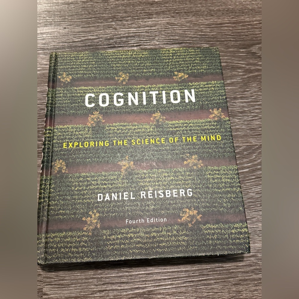 Cognition Textbook by Daniel Reisberg